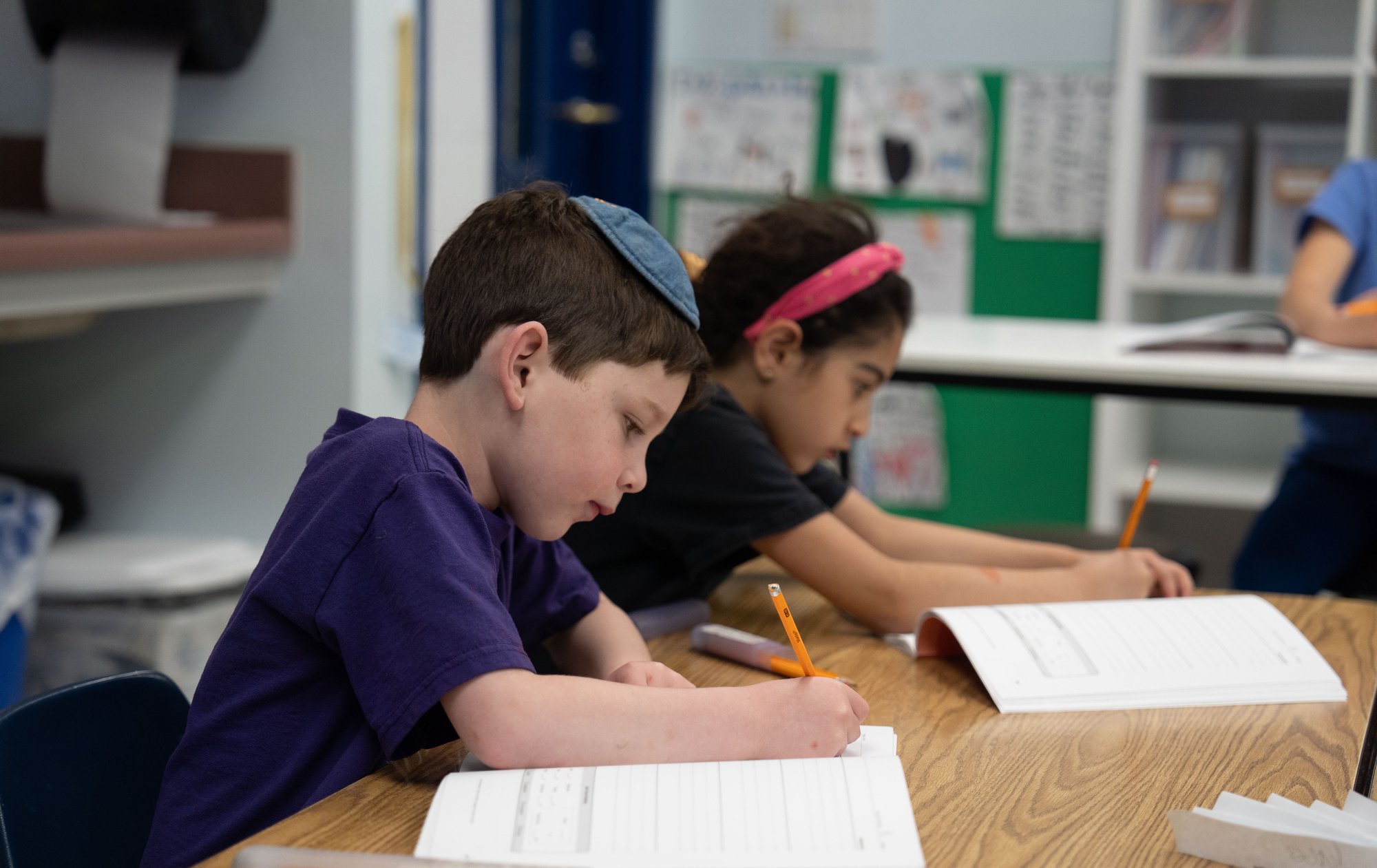 Students studying in a classroom_A735870-1